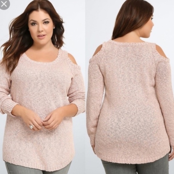 torrid Sweaters - Torrid Cold Shoulder Sweater